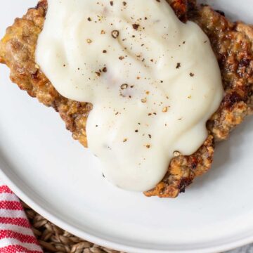 chicken fried steak up close