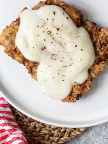 chicken fried steak up close
