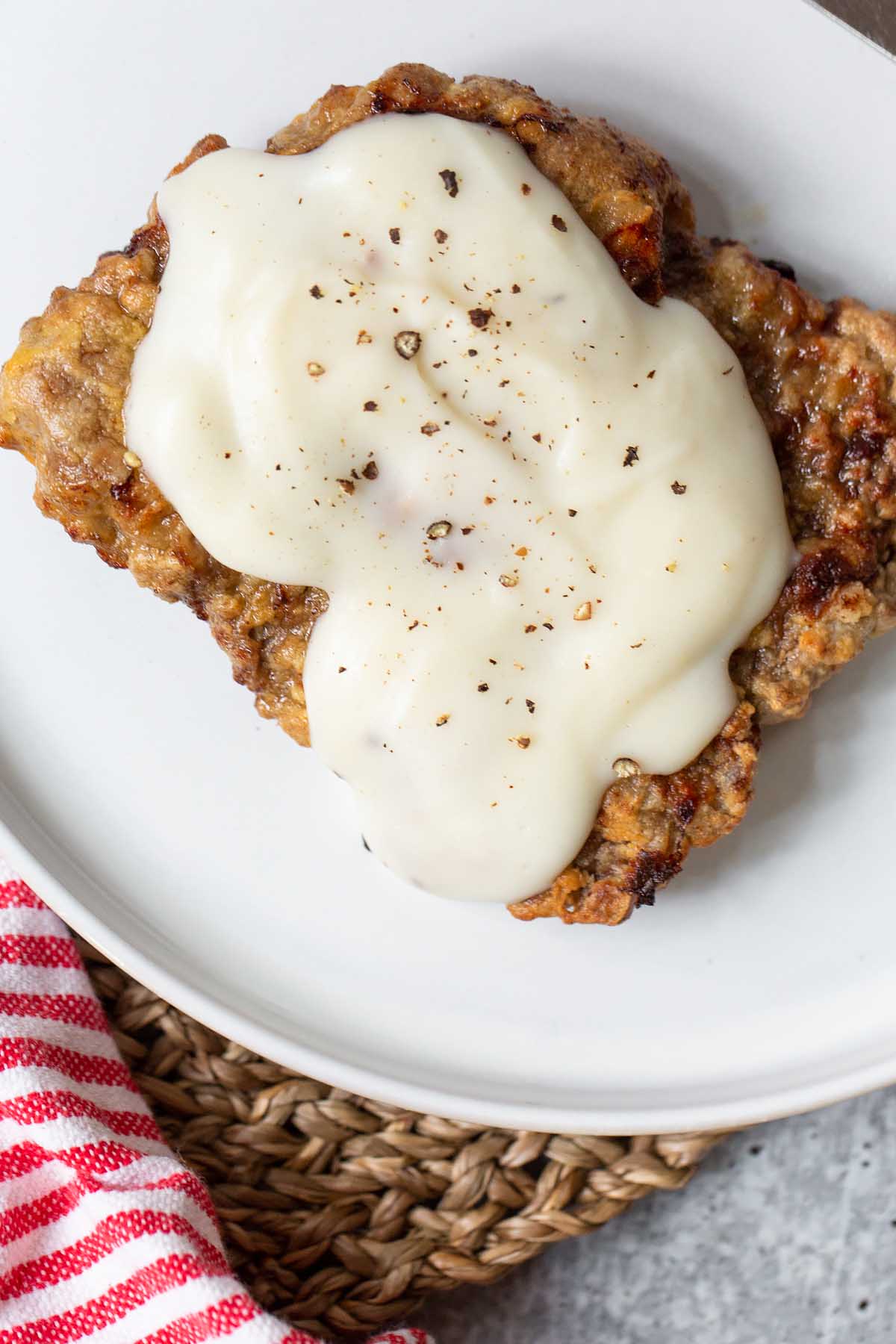 chicken fried steak up close