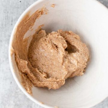 brown sugar butter in a bowl