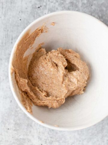 brown sugar butter in a bowl