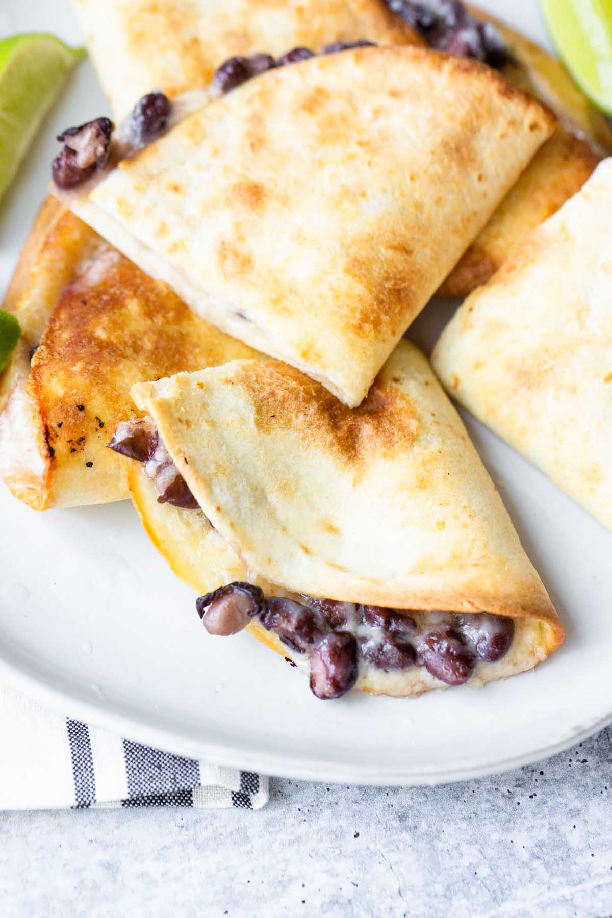 quesadillas on a plate