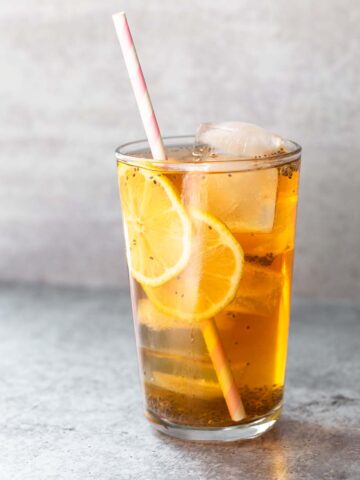 chia seed iced tea