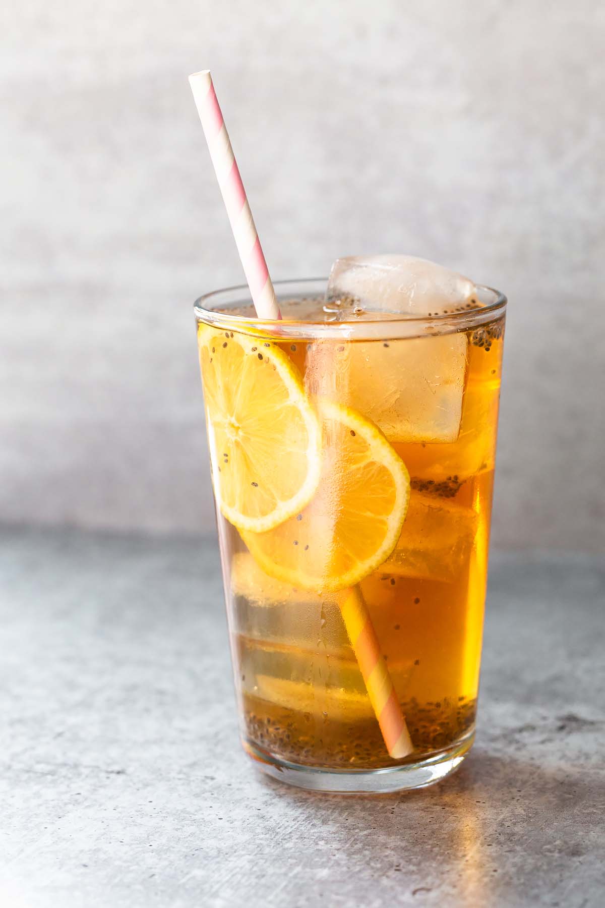 chia seed iced tea