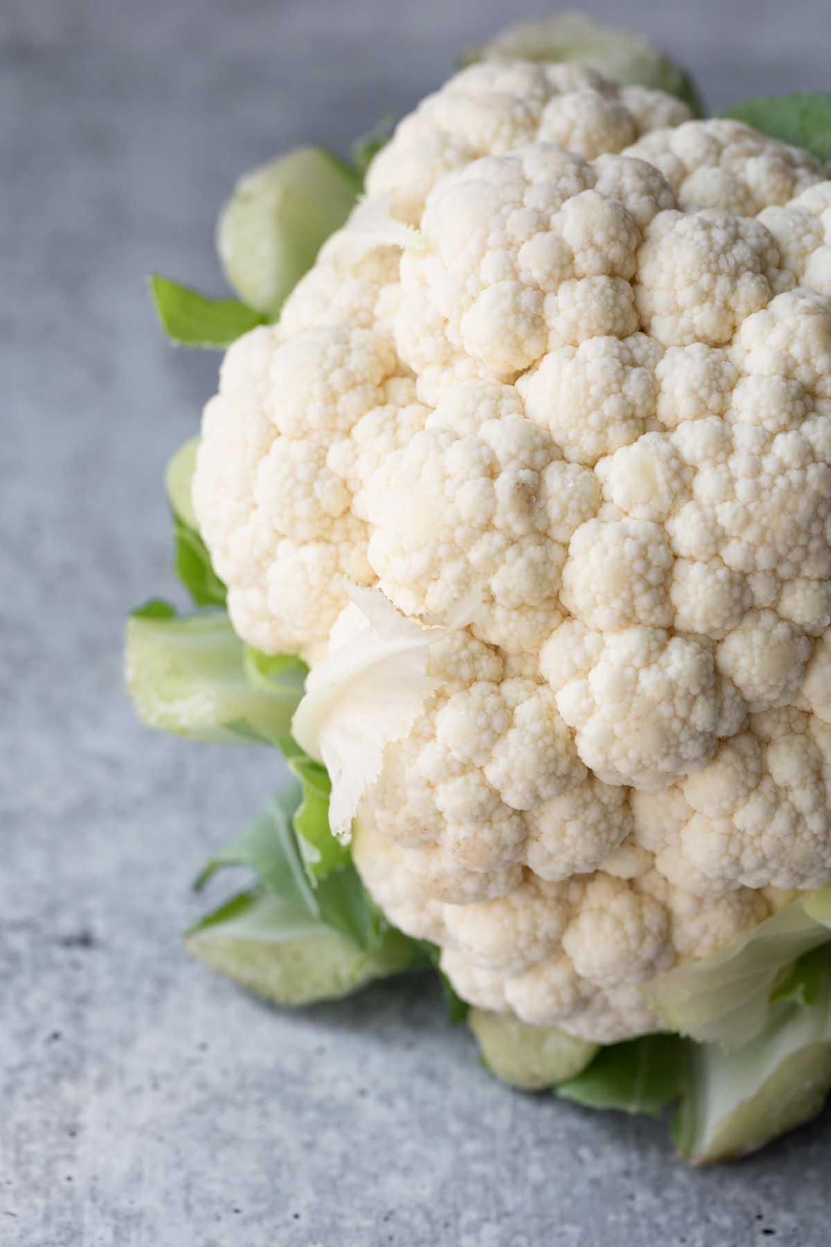 head of cauliflower