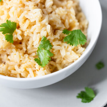 peri-peri rice up close