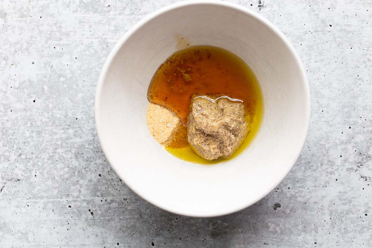 making a honey dijon sauce