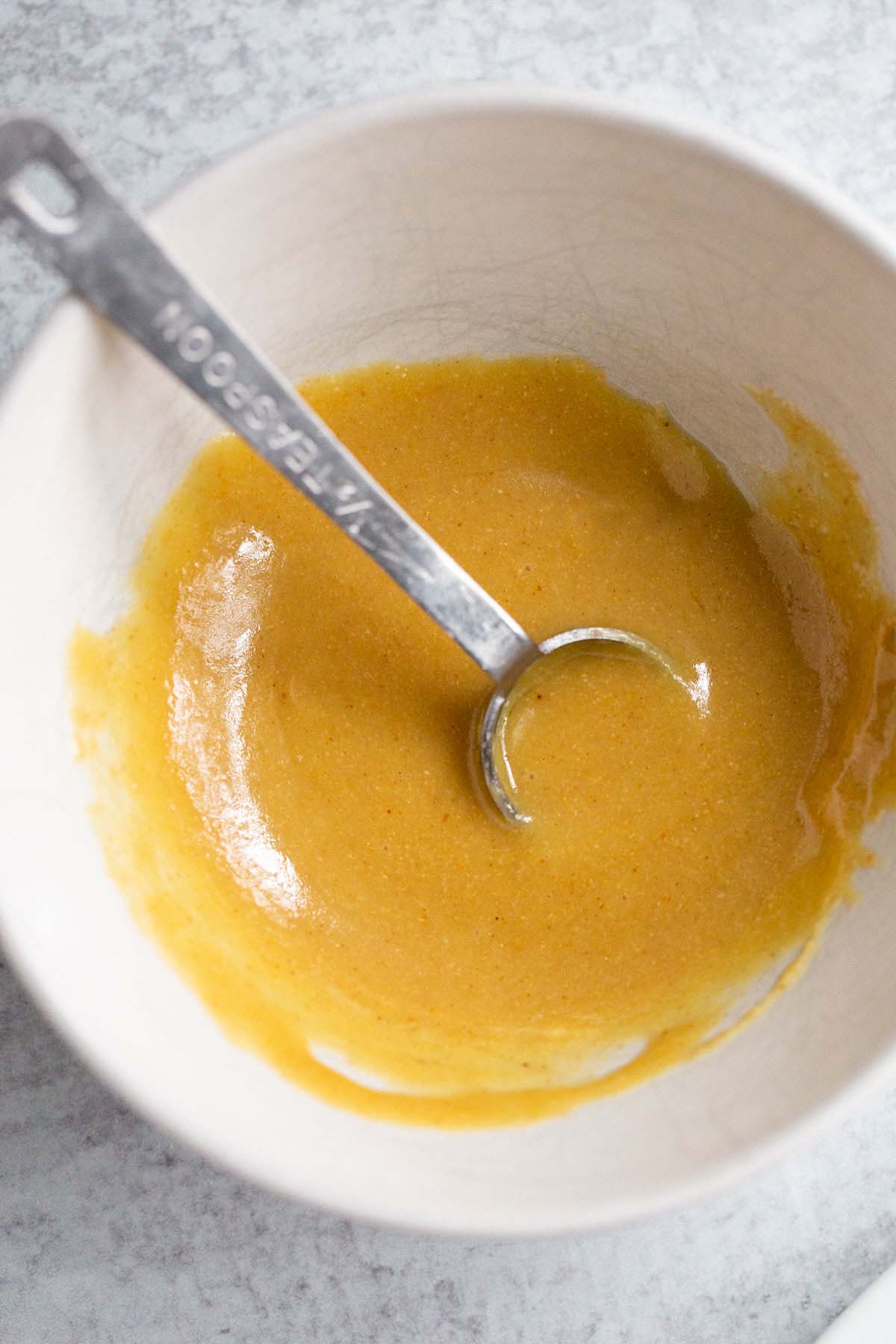 Honey mustard sauce.