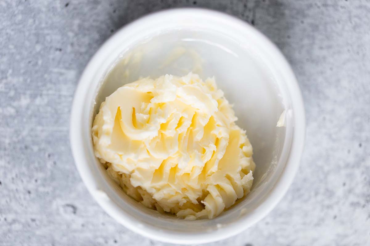 softened butter