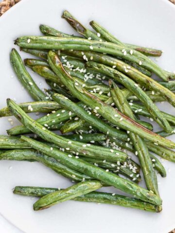 Air fryer sesame green beans