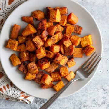 sweet potatoes on a plate