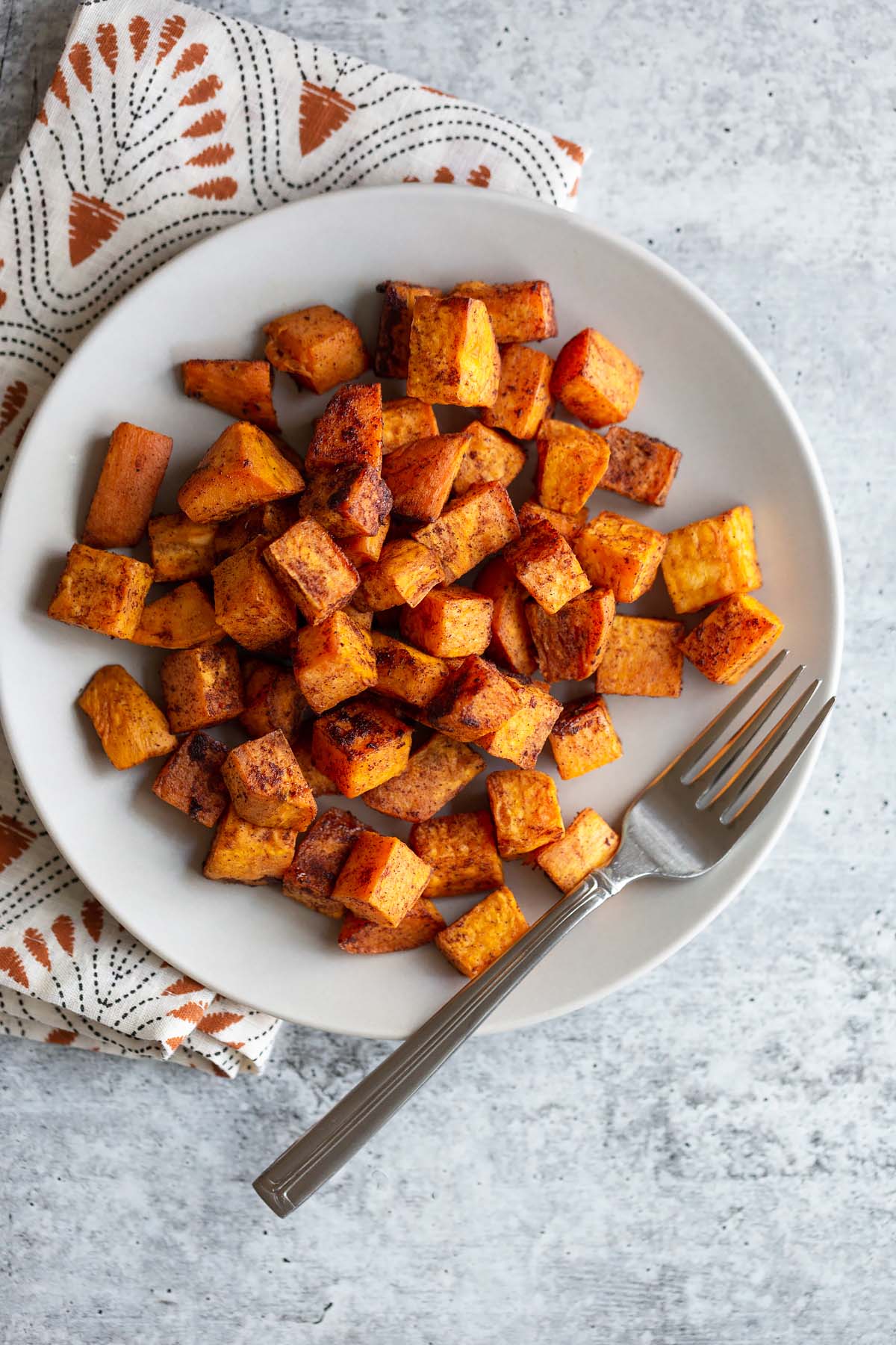 sweet potatoes on a plate