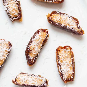 peanut butter dates from above.