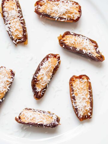 peanut butter dates from above.