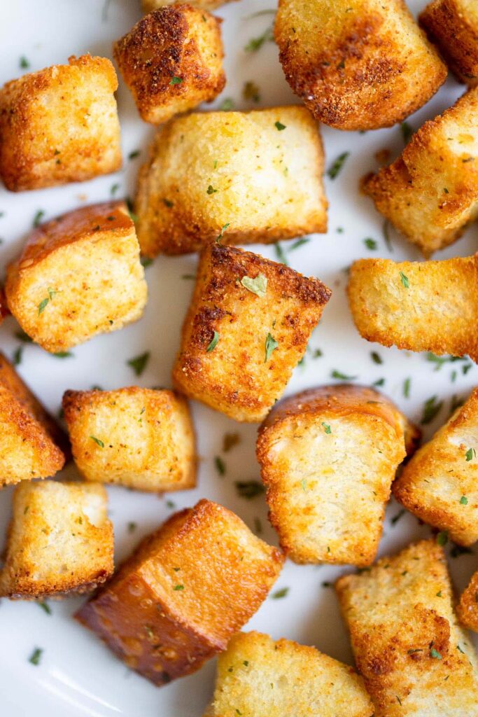 Air Fryer Croutons Food Banjo