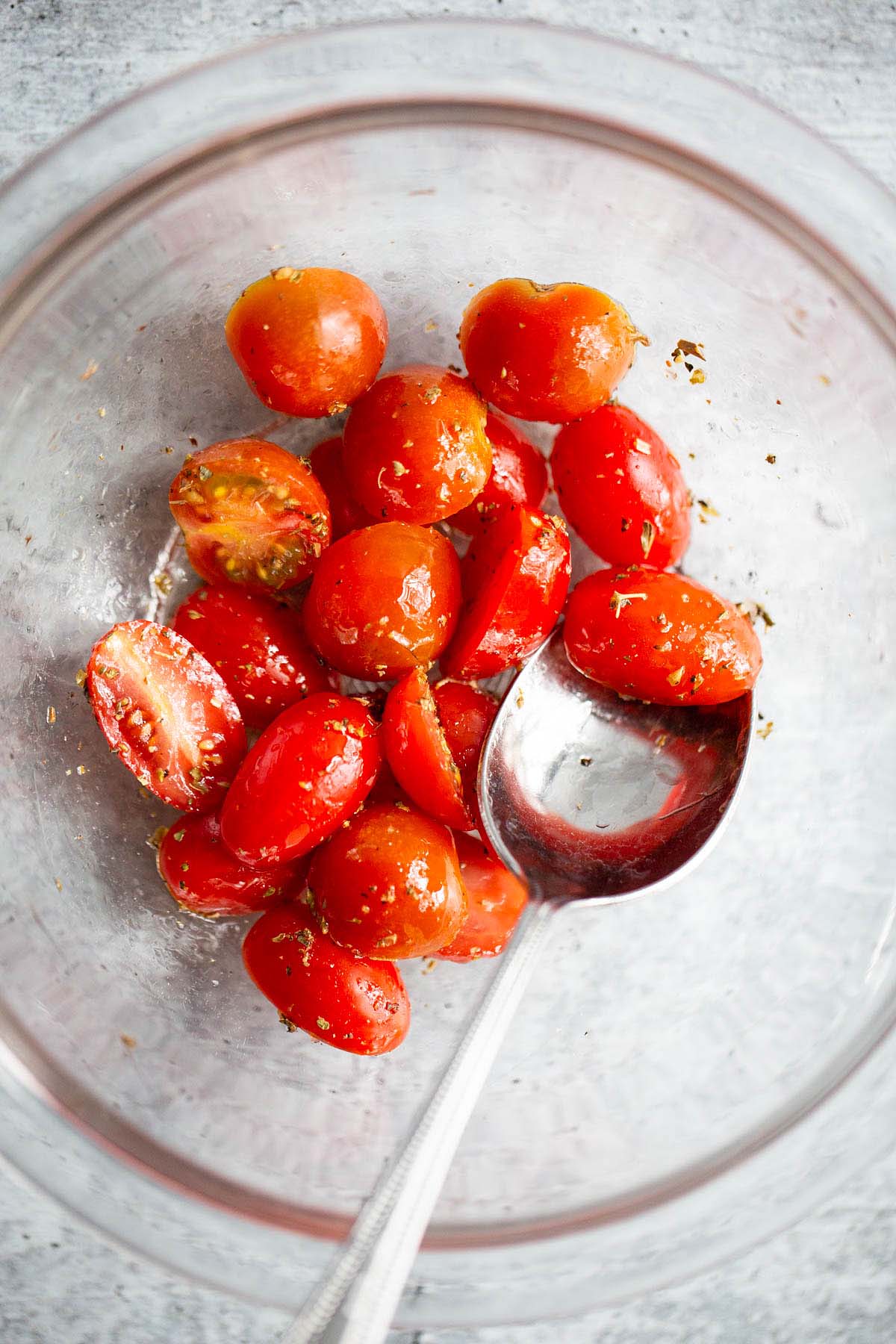 Tomatoes in a bowl.
