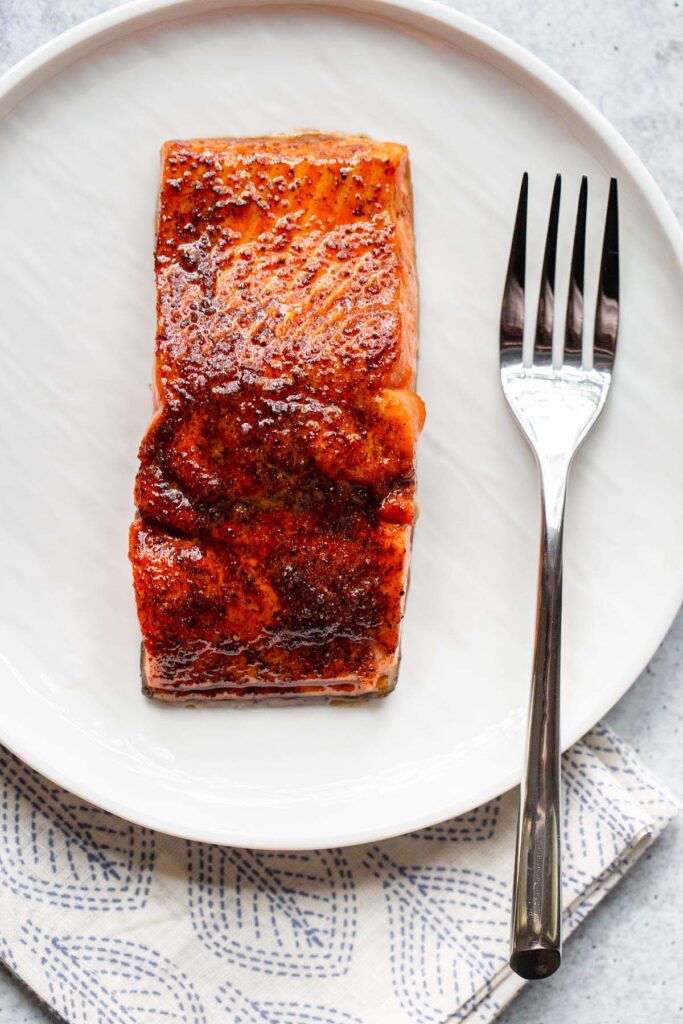 Air Fryer Brown Sugar Salmon Food Banjo
