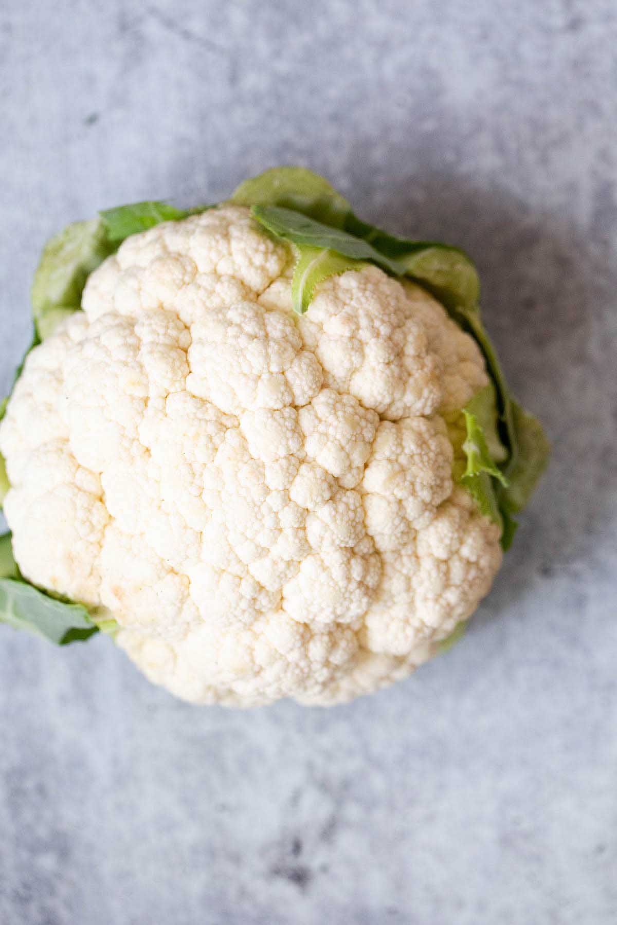 Head of cauliflower.