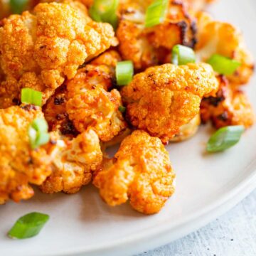 Buffalo cauliflower up close.