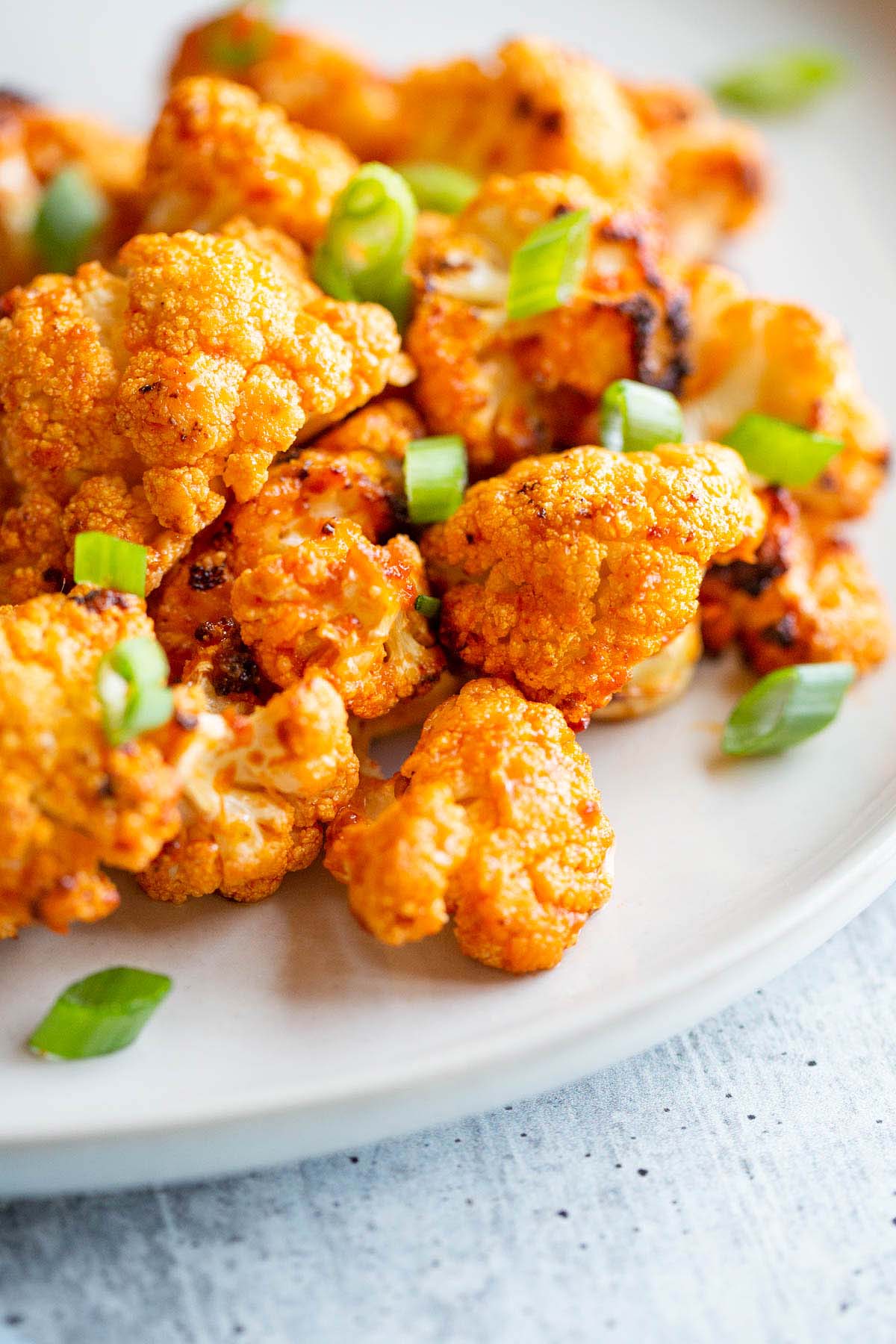 Buffalo cauliflower up close.