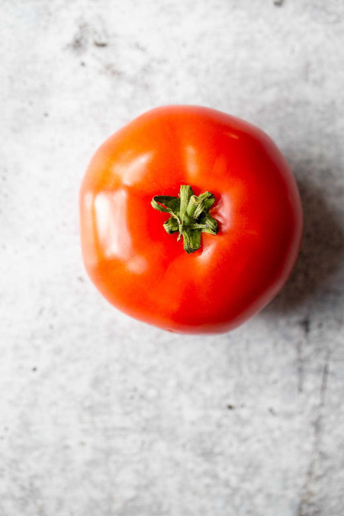 Tomato from above.