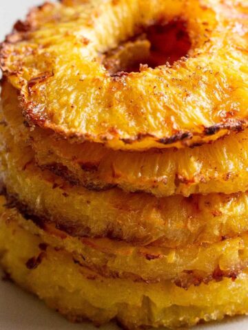 Air fryer pineapple rings