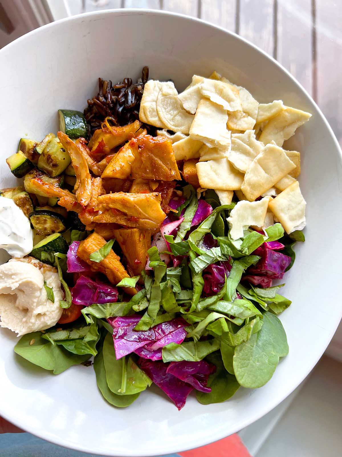 grains and greens bowl