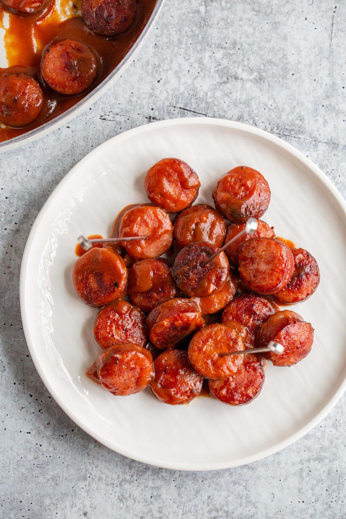 air fryer kielbasa from the top down