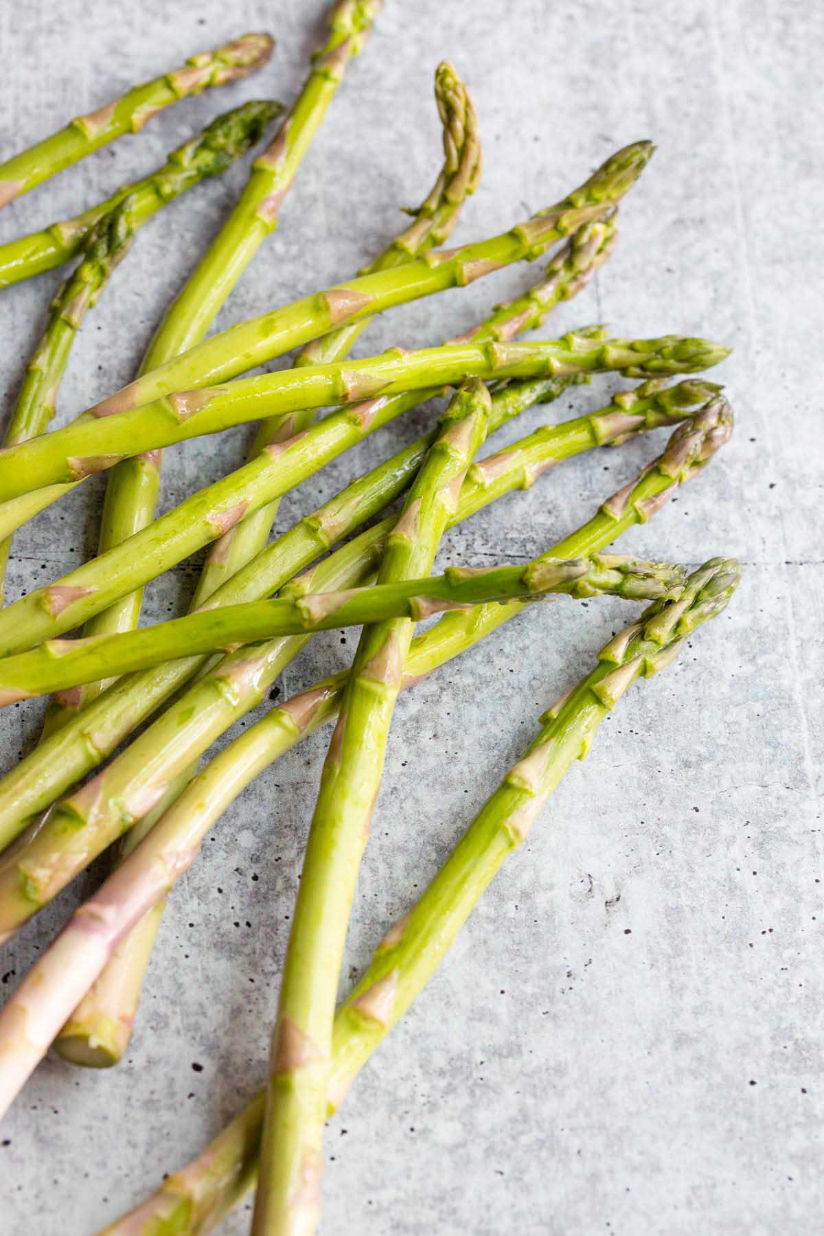 Asparagus spears.