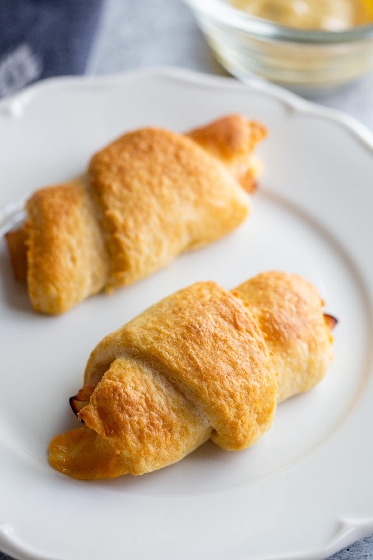 Turkey cheese crescent rolls