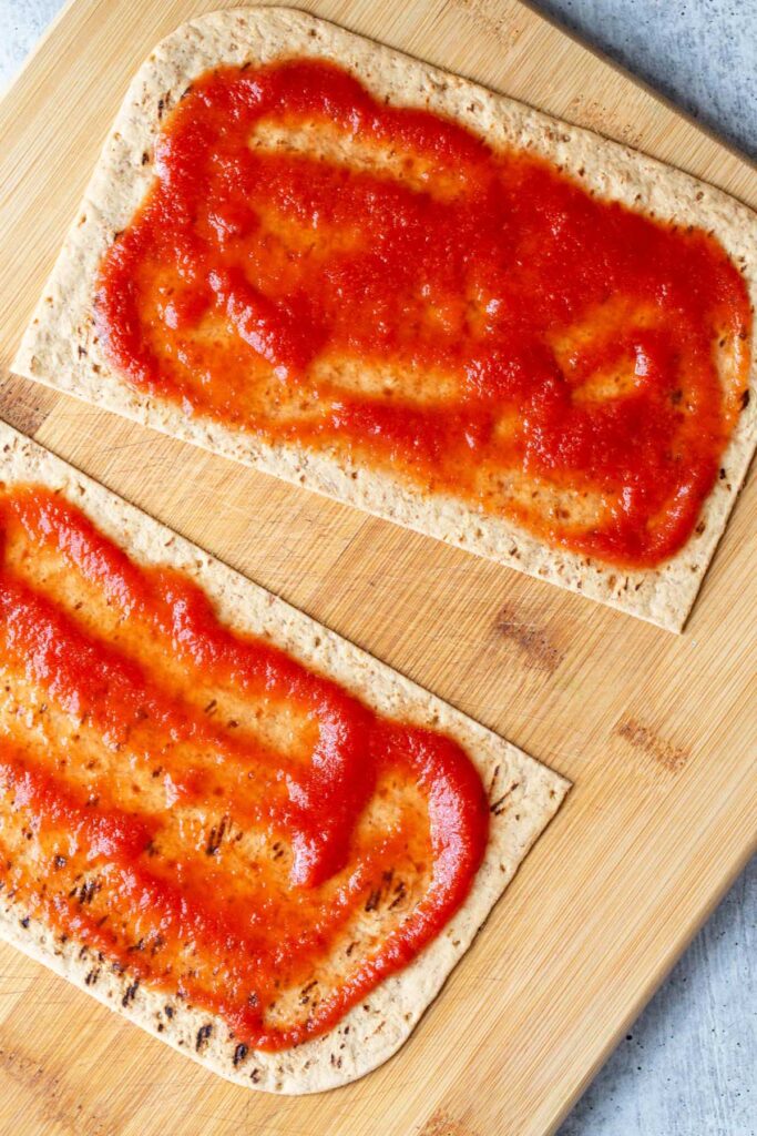Air Fryer Flatbread Pizza Food Banjo