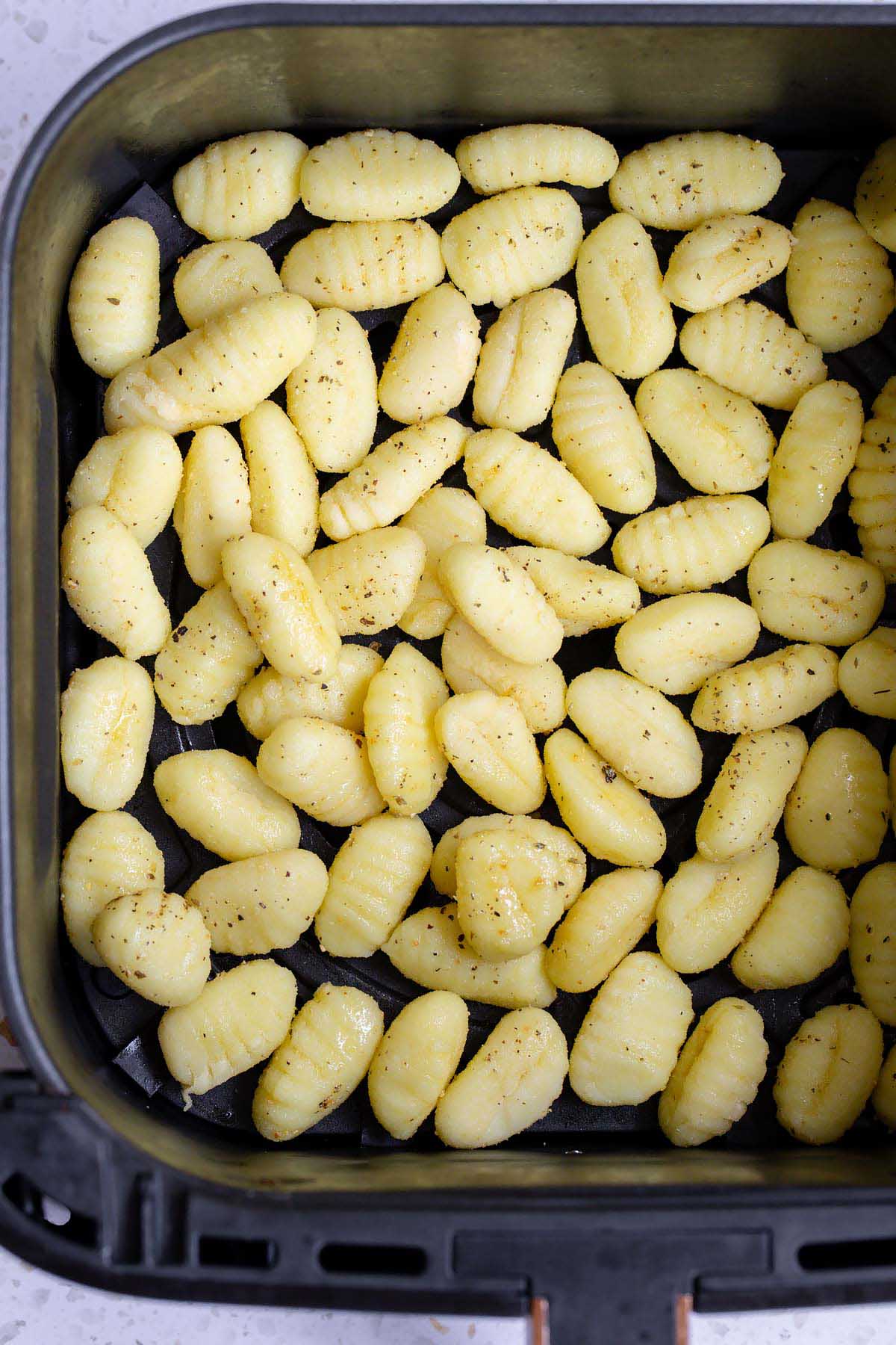 Raw gnocchi in air fryer