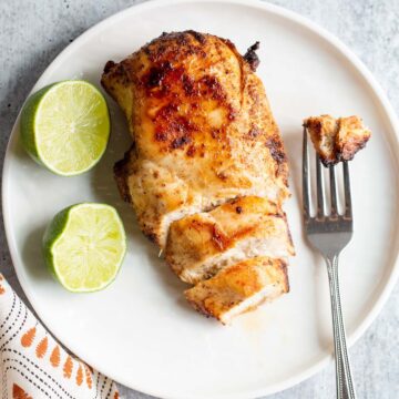 sliced chili lime chicken breast