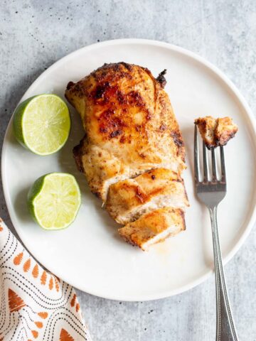 sliced chili lime chicken breast