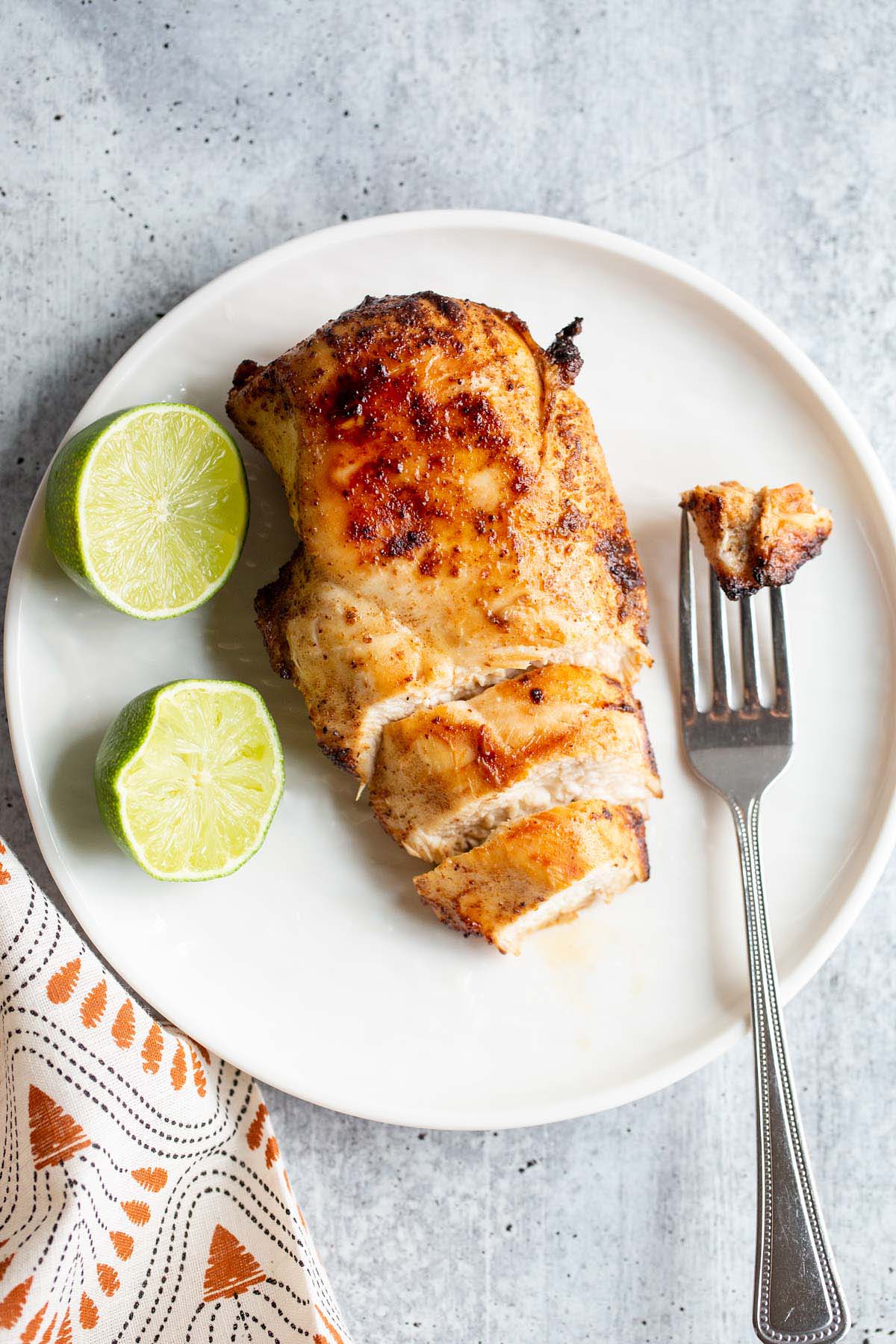 sliced chili lime chicken breast