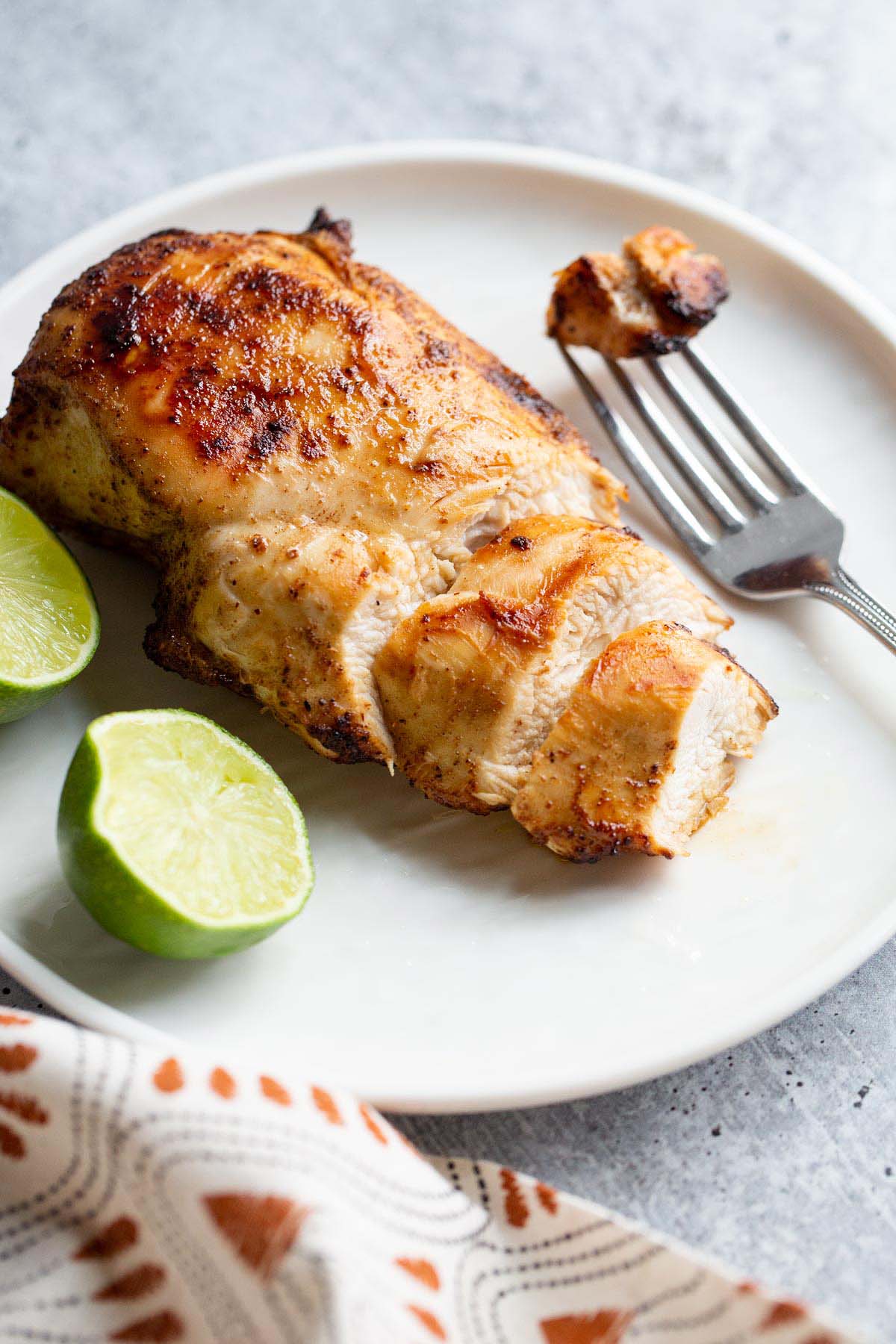 sliced chili lime chicken breast