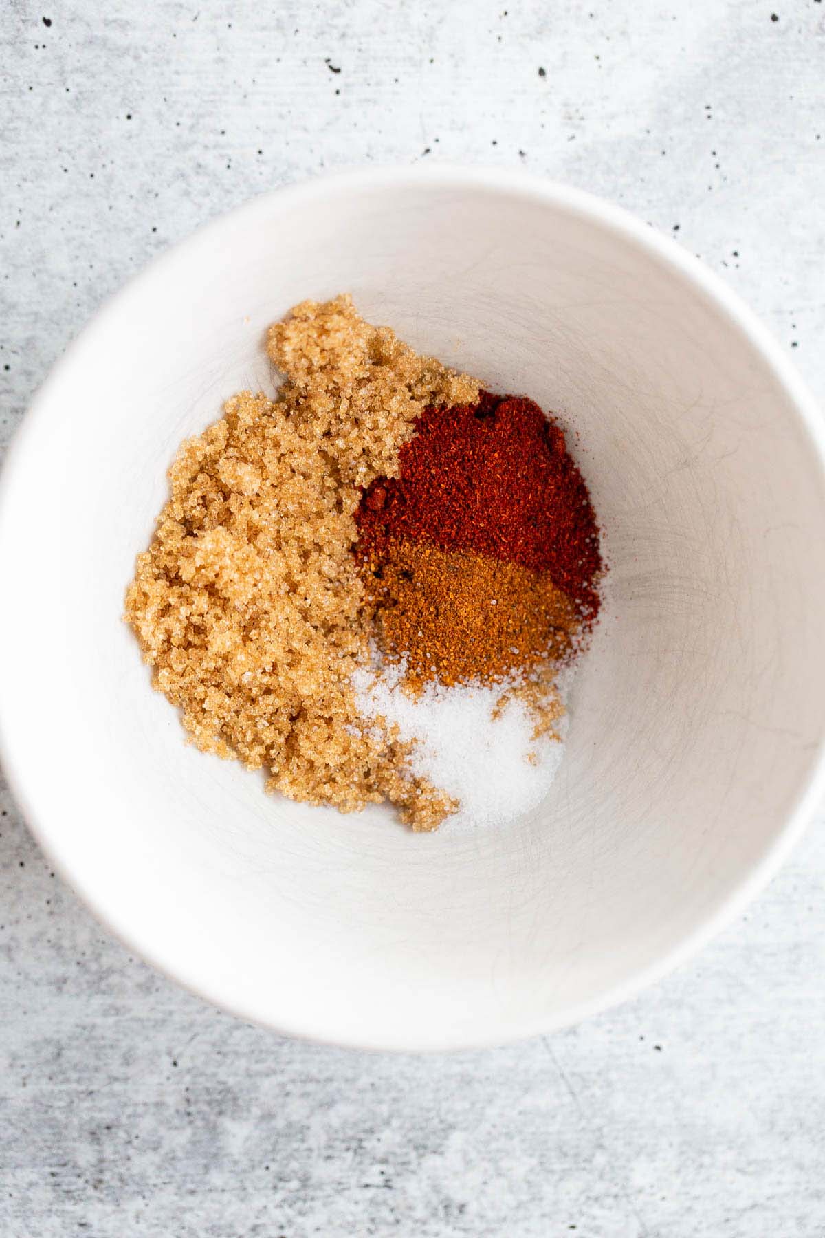 Brown sugar and spices in a bowl.