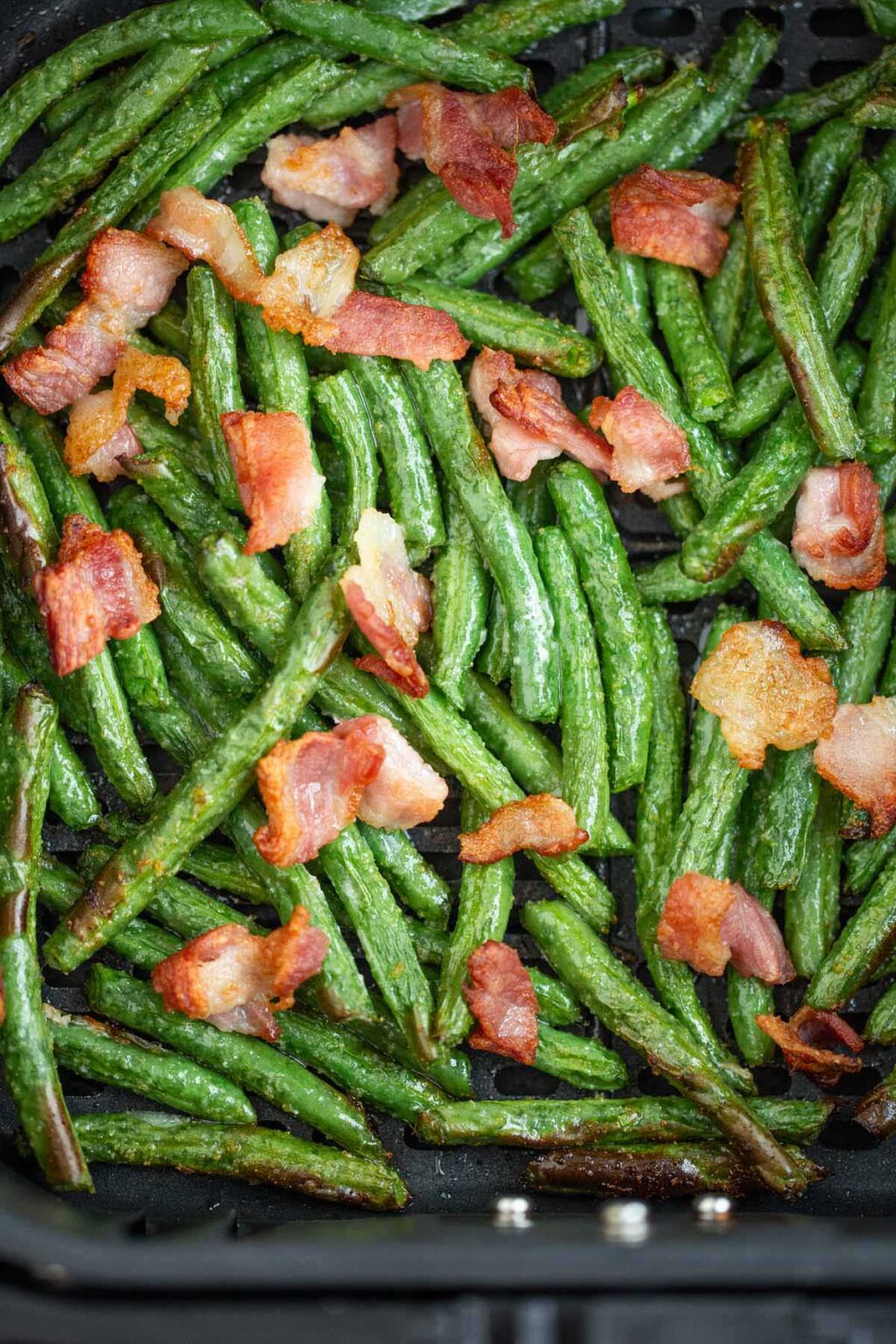 Air Fryer Green Beans and Bacon Food Banjo