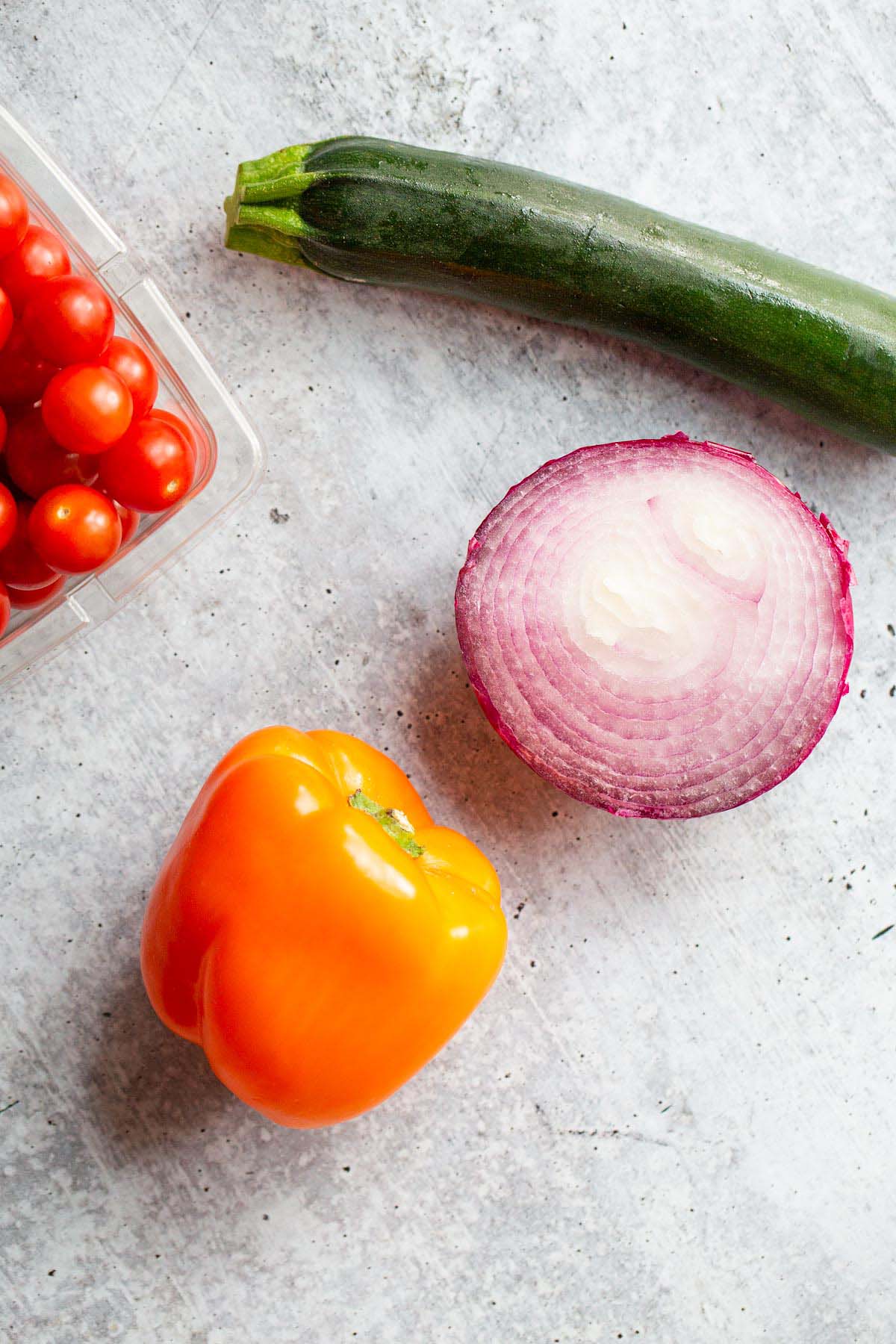 Mediterranean vegetables.