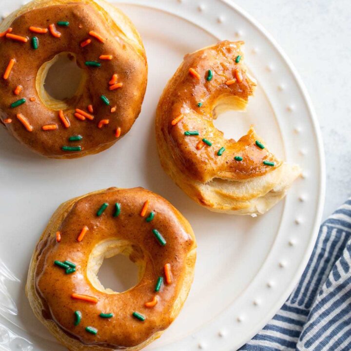 Air Fryer Pumpkin Spice Donuts Food Banjo