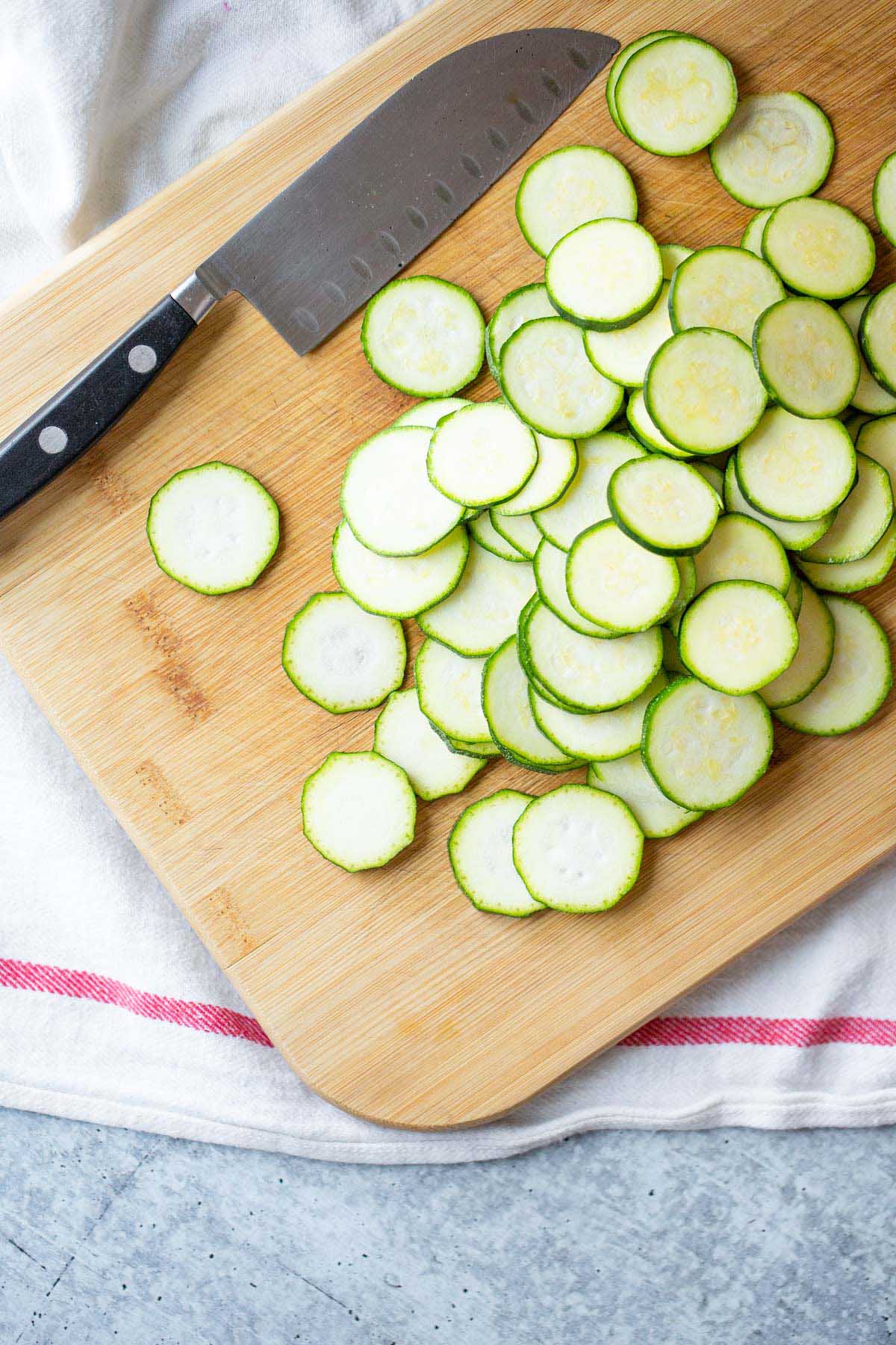 zucchini slices