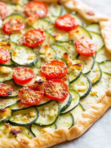 Zucchini galette