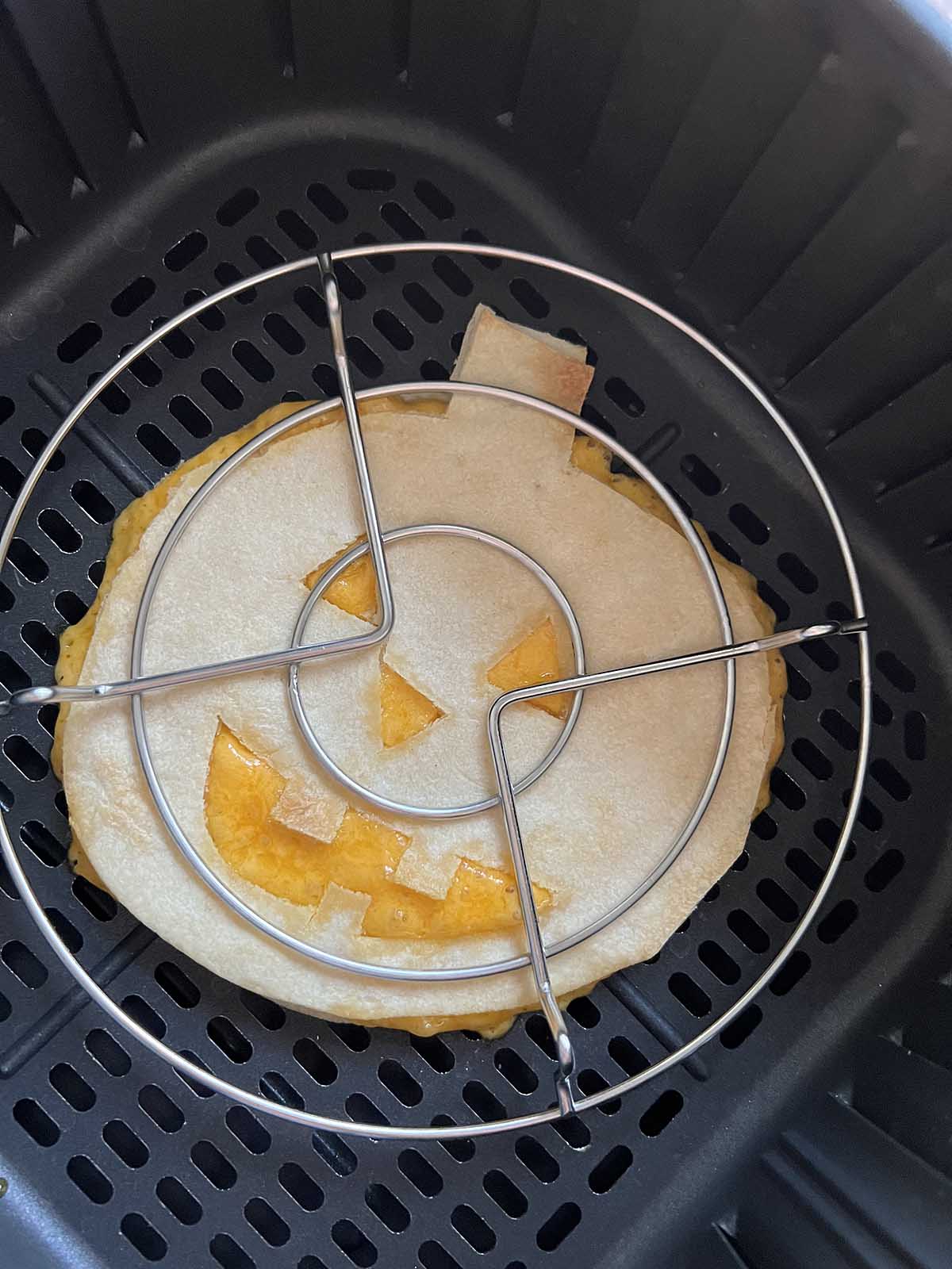 Quesadilla in the air fryer.