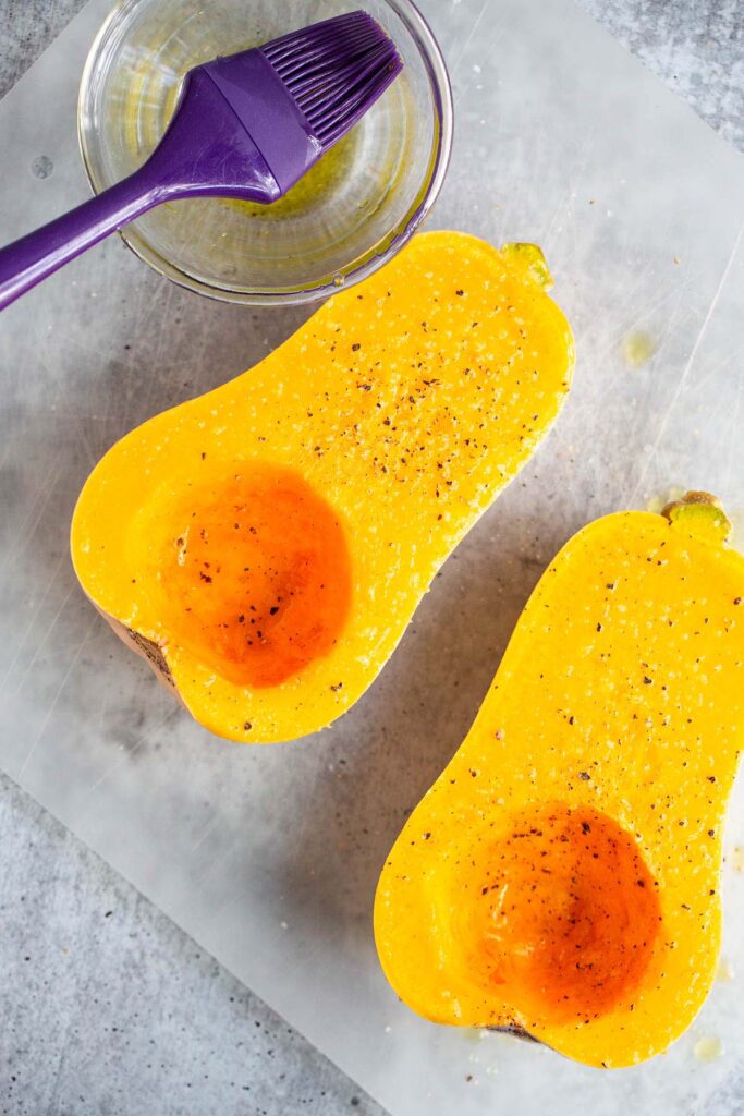 Air Fryer Butternut Squash Halves Food Banjo