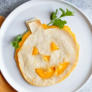 air fried halloween quesadilla