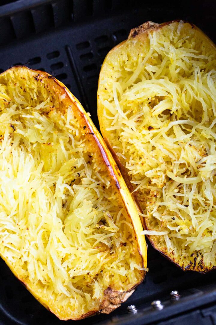 Air Fryer Spaghetti Squash Food Banjo