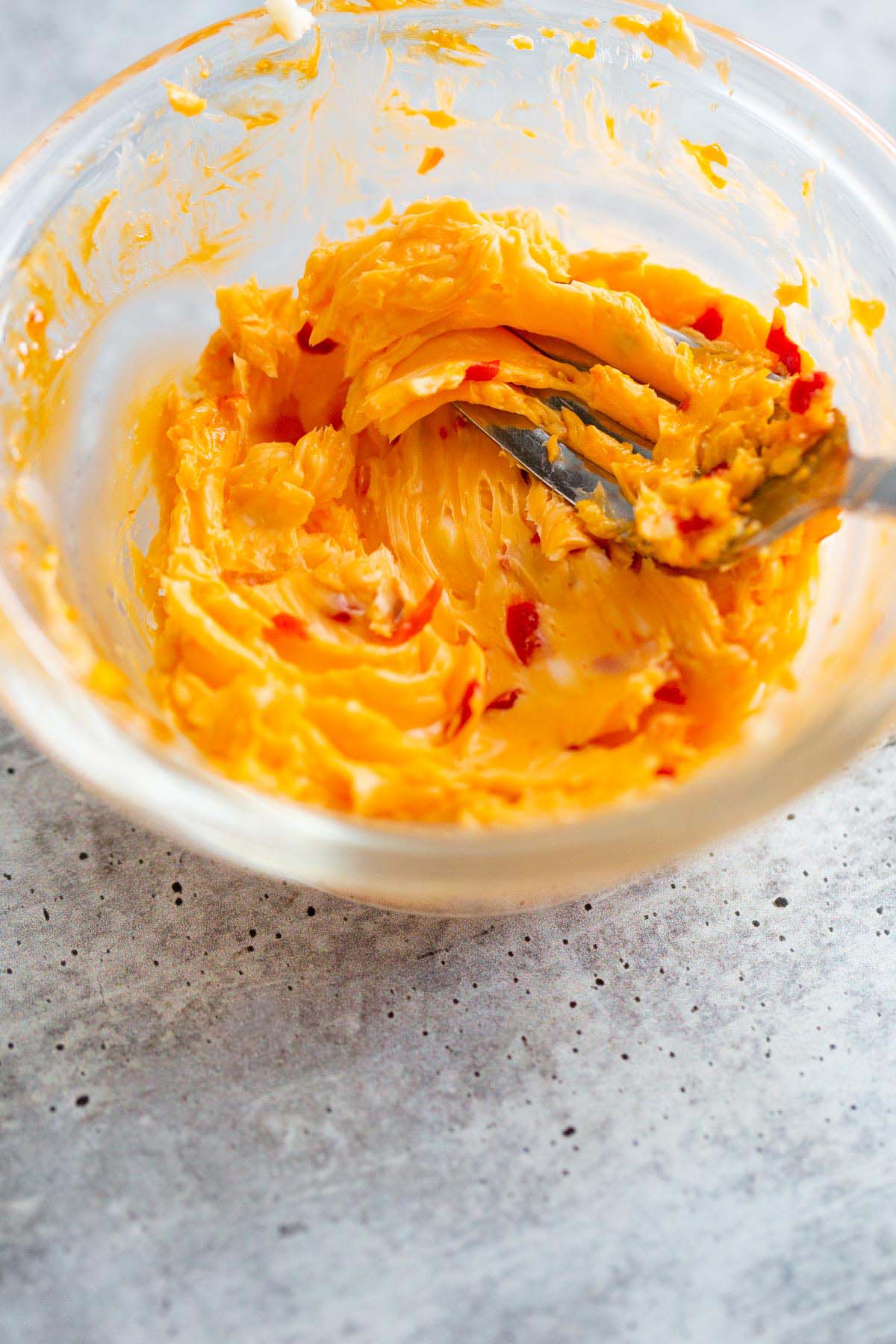 calabrian butter in a small bowl