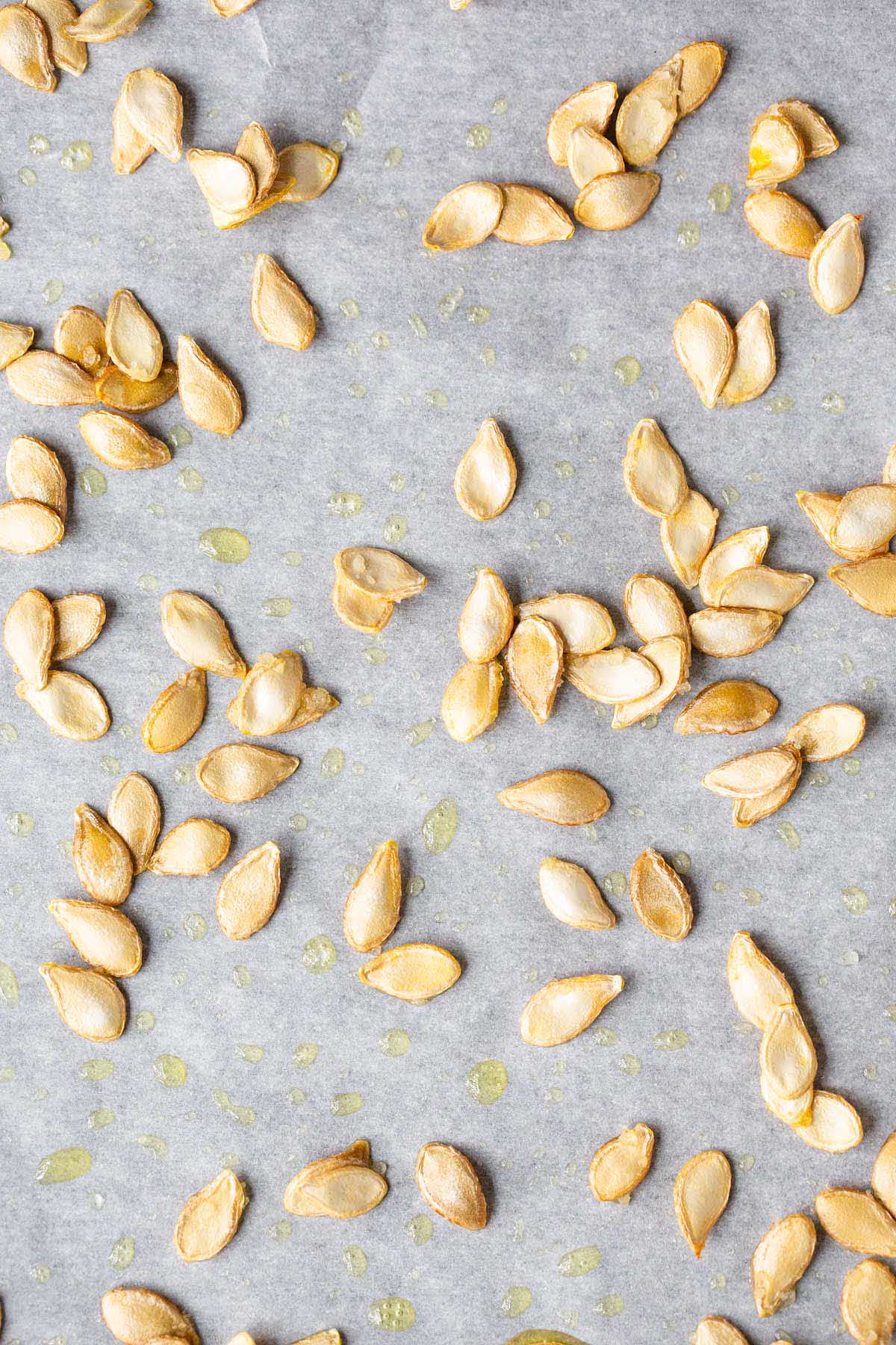 Roasted squash seeds