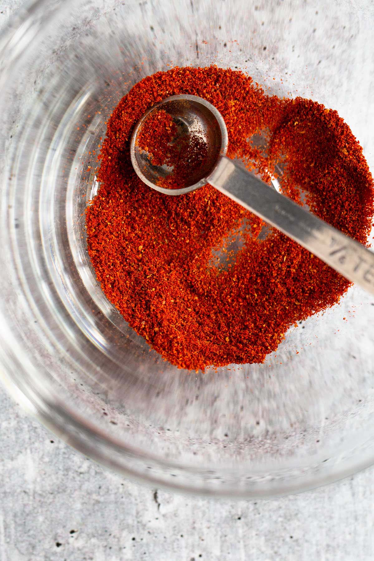 Spice mix in a small bowl.