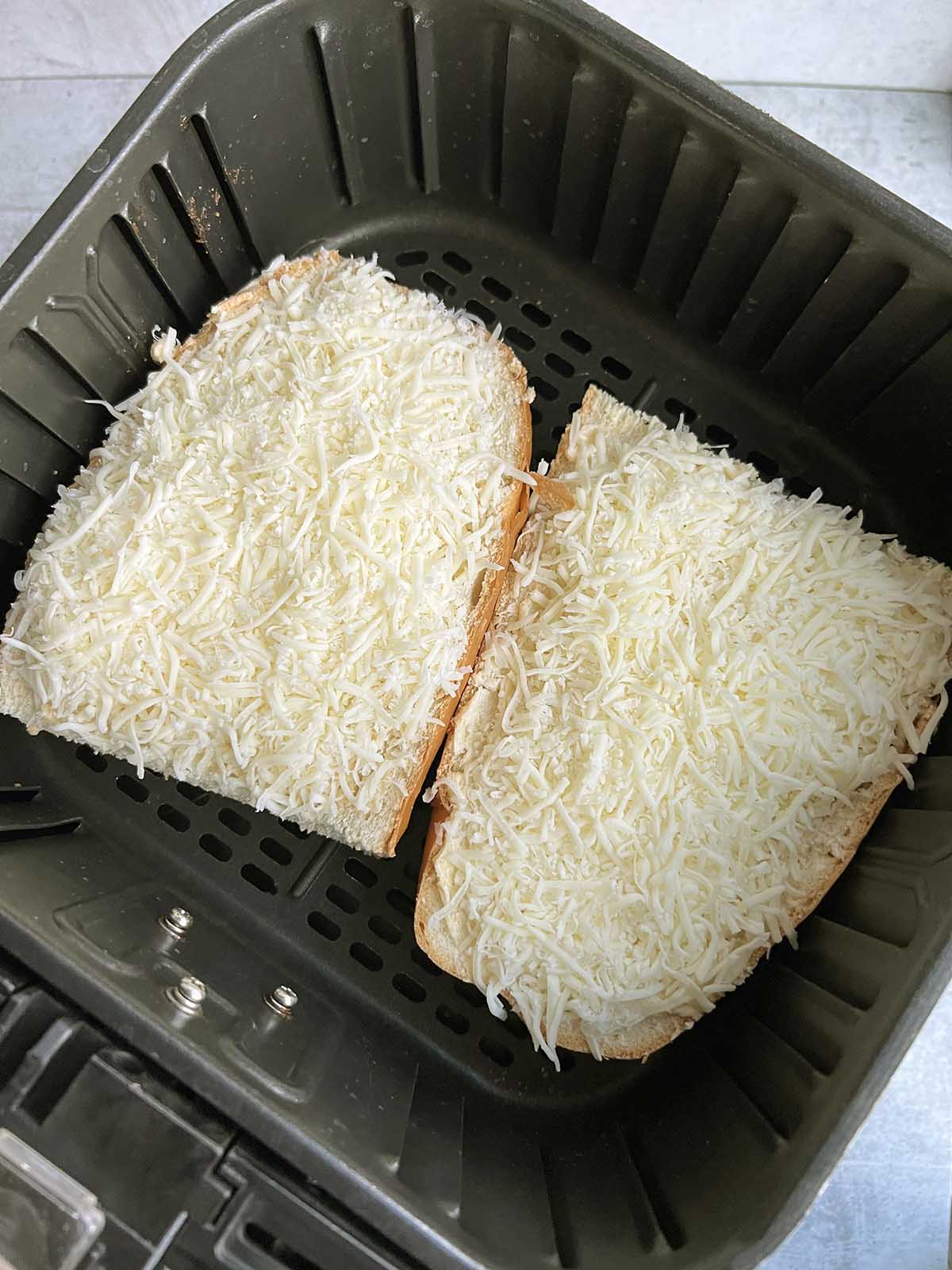 Garlic bread in air fryer.